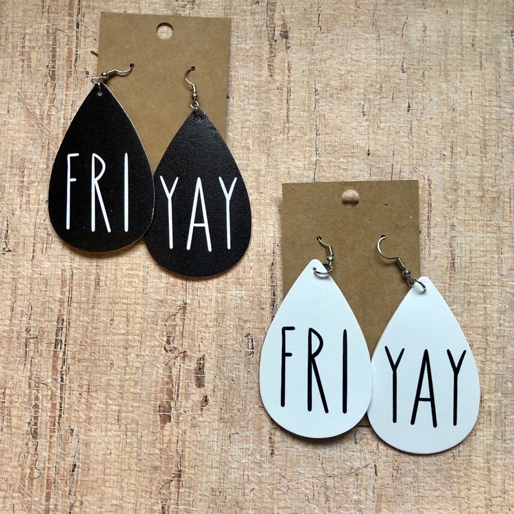 Rae Inspired Fri-Yay Earrings
